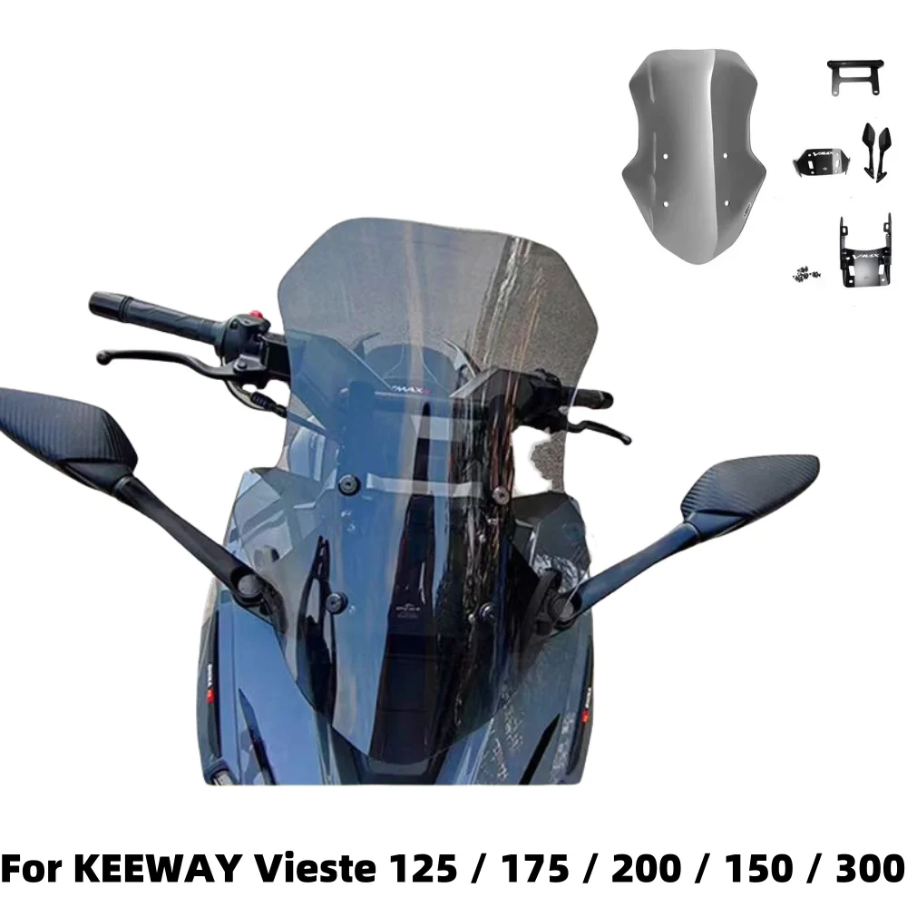 New Fit Vieste Accessories Rear Move Windshield Navigation Mount Rearview Mirror For KEEWAY Vieste 125 / 175 / 200 / 150 / 300