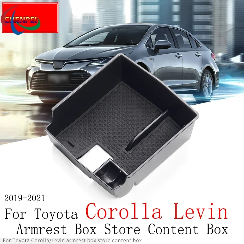 

For Toyota Corolla Levin 2019-2021 Car Armrest Box Plus Storage Box Modified Storage Box Car Interior Accessories