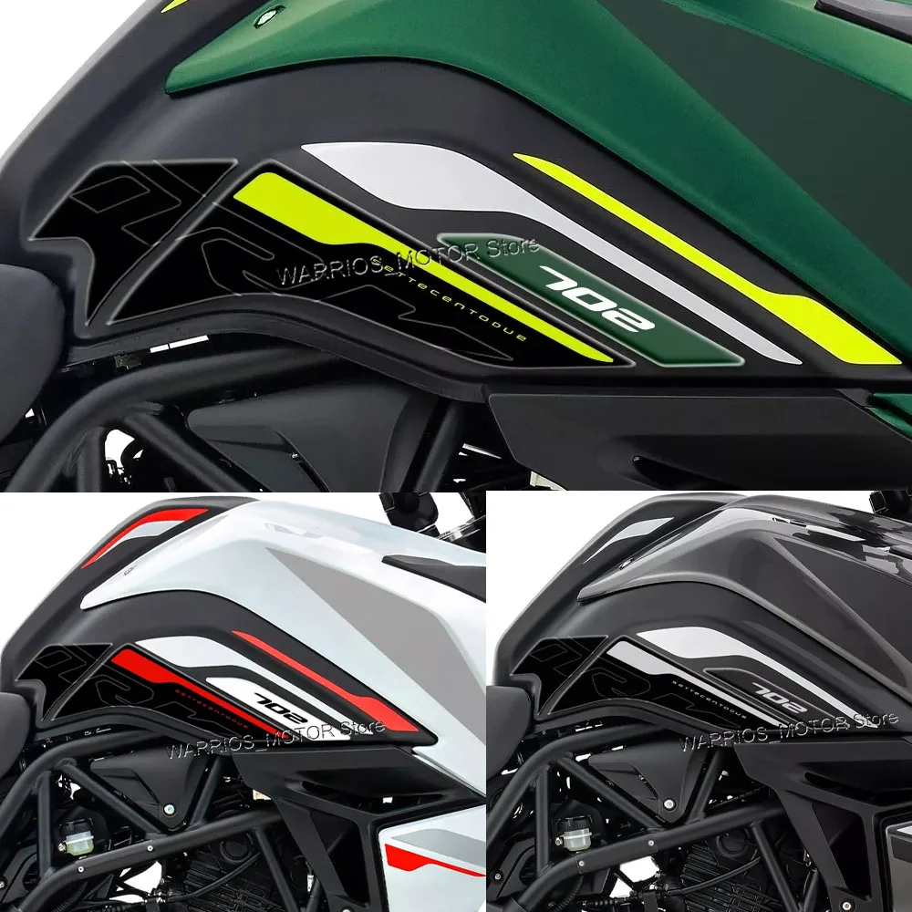 

3D Резиновая Защитная Наклейка для мотоцикла Benelli TRK 702X 2023, наклейки на топливный бак, водонепроницаемые устойчивые к царапинам