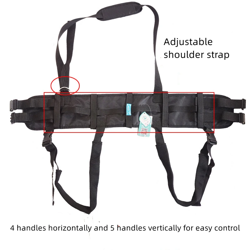 Transfer Moving Waist Belt Elderly Disabled Patient Walking Gait Aid Rehabilitation Training Tool Walking Exercise Shifting Belt