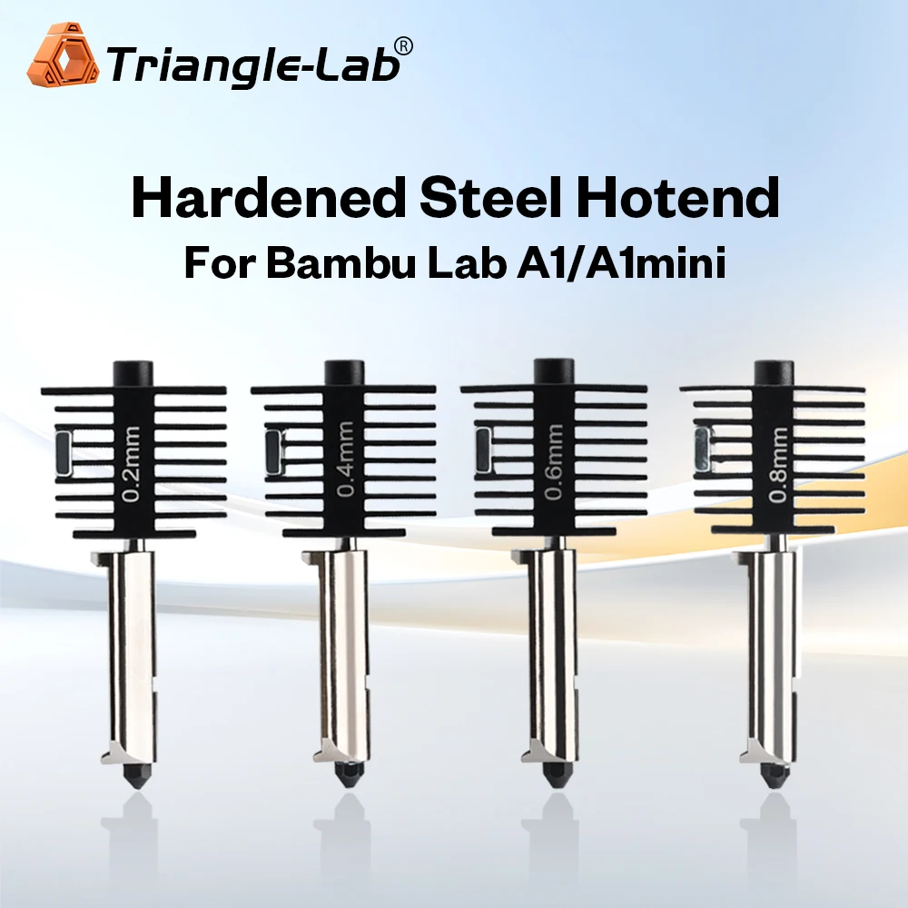 

C Trianglelab A1 mini Hotend Kit для A1/A1 Mini Высокоскоростной высокотемпературный печати Наконечник Сменная насадка из закаленной стали