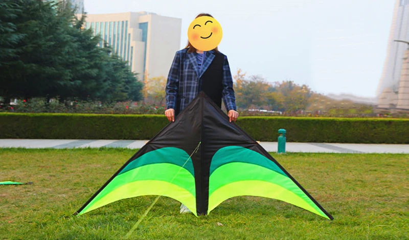 free shipping large delta kite for adults kite nylon toys fly kites children kite outdoor games for children professional kite