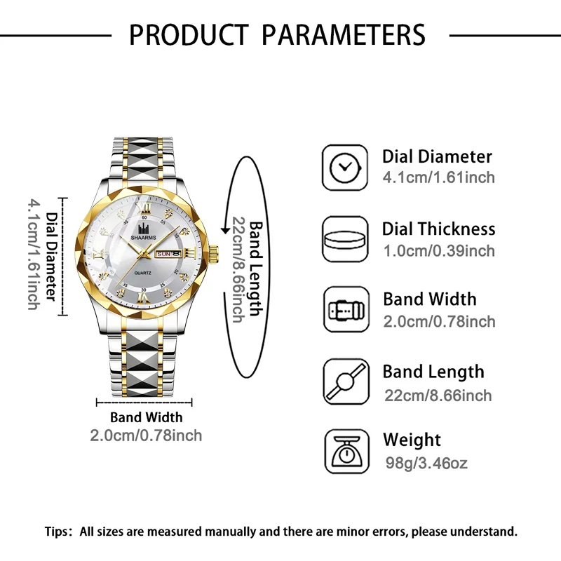 1-piece men's quartz watch with a business sports style,  Valentine's Day, and New Year gifts