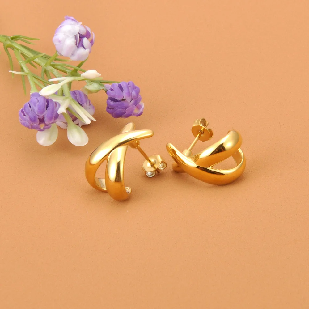 JeeMango Exquisite Ohrstecker mit Mikropavé-Zirkon-Knoten-Design, antiallergischer Edelstahl-Ohrschmuck für Damen E26118 – Detail 14