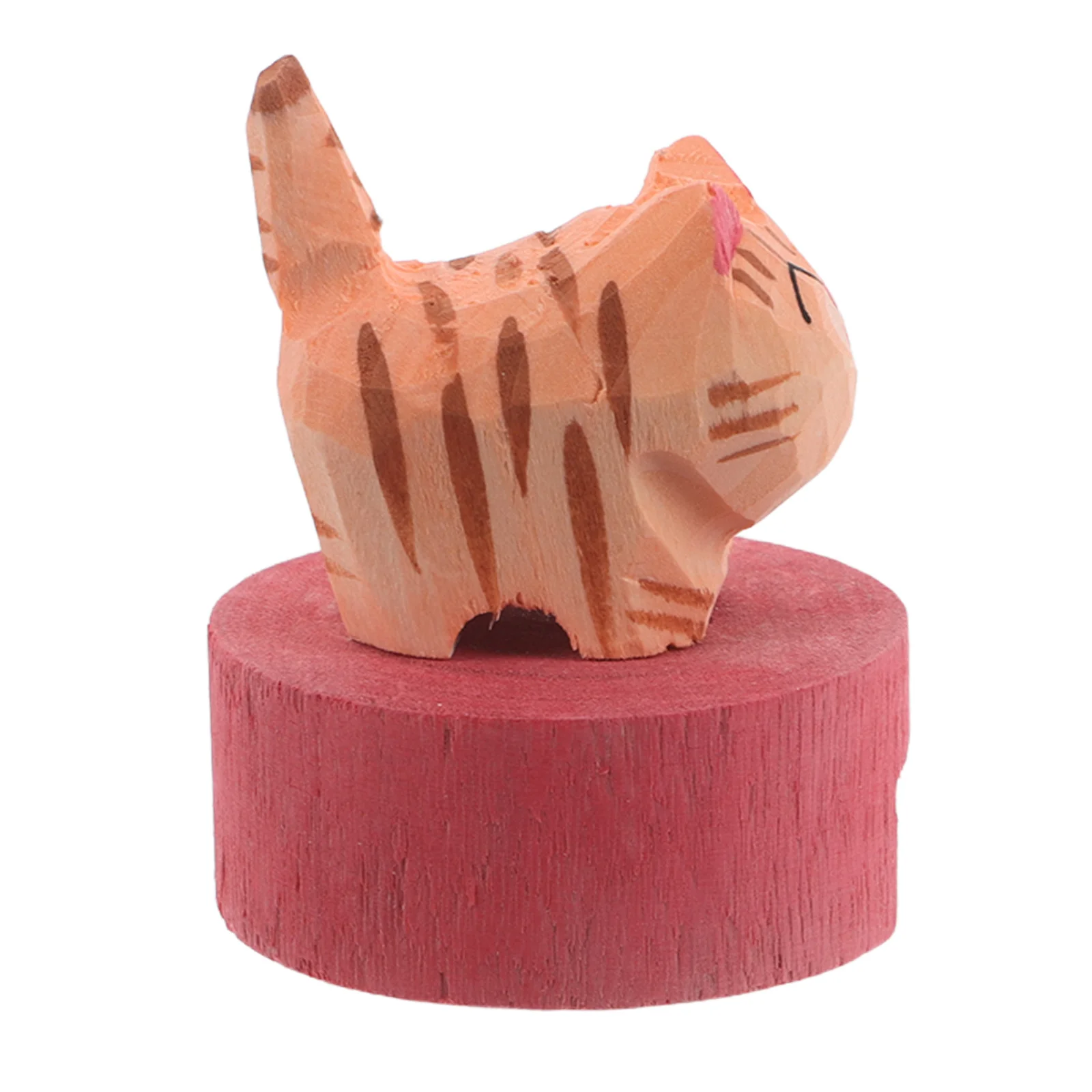

Manual Cute Cat Pencil Sharpener Wooden Handheld Single Hole Portable School Supplies Cartoon Kawaii Stationery Cute Animal
