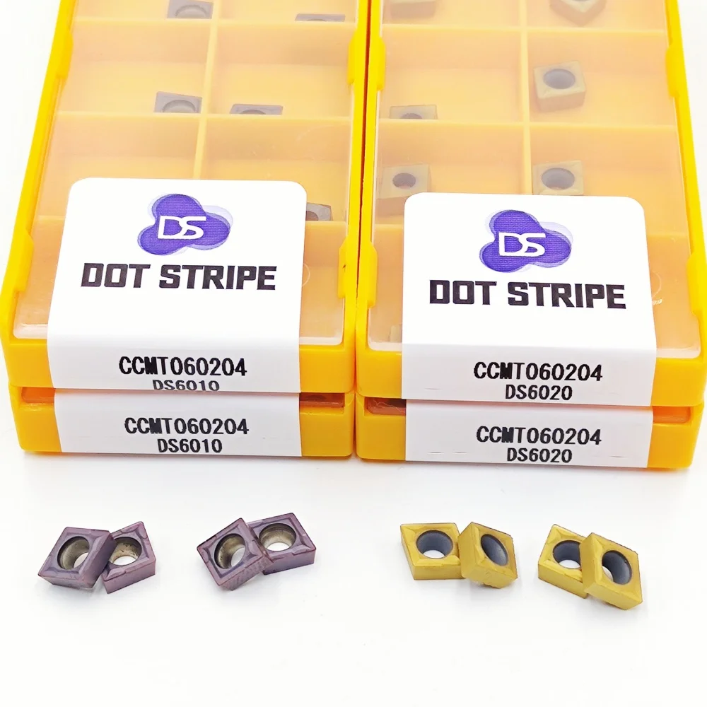 CCMT060204 CCMT060208 스테인레스 스틸 터닝용 카바이드 인서트 CCMT 060204 060208 CNC 작업 도구