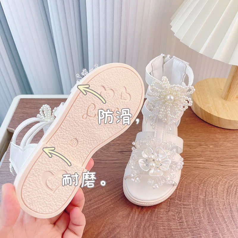 Summer Girls Shoes Princess Shoes Korean Beach Shoes Lightweight Children Sandals Kids Shoes Toddler Infant Children Shoes