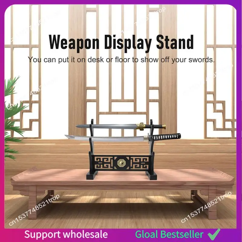 

A38M Sword Stand Weapon Display Stand Katana Genji Japanese Samurai Sword Blade Templar Medieval Sword Stand Tai Chi Bagua