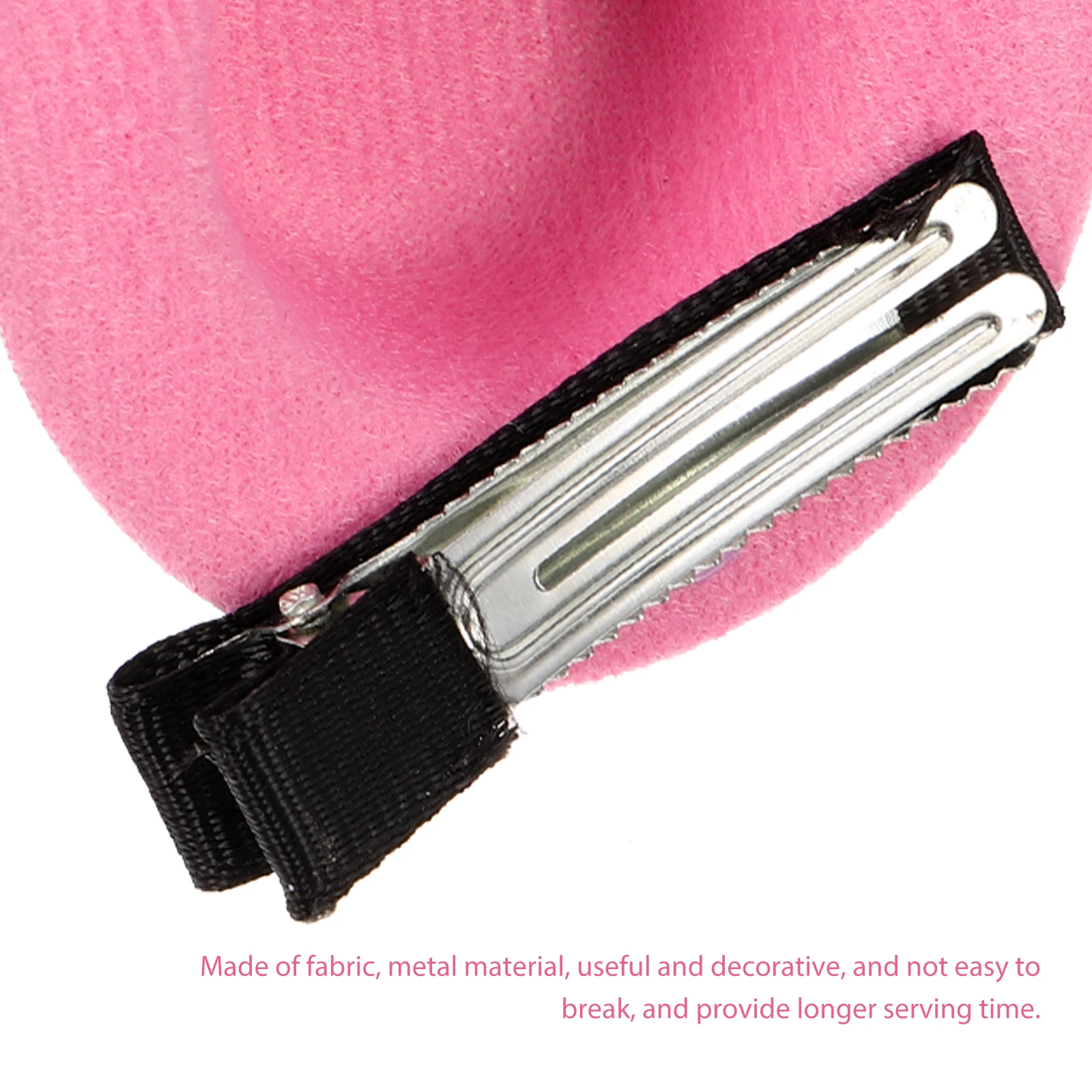 

Small Straw Hat Hairpin Girl Clip Clips Tiny Toddler Accessories for Girls