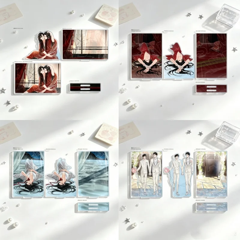 Heaven Official's Blessing Anime 15CM BIG Acrylic Stand Model Plate Keychain  Xie Lian, Hua Cheng, Feng Xin Double insertion