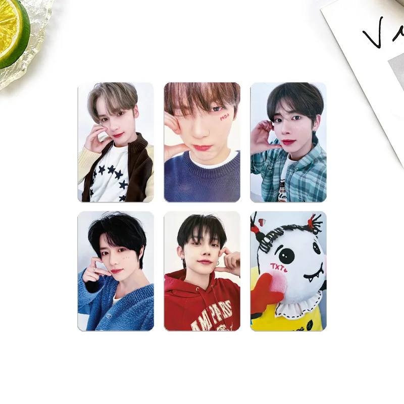 5Pcs/Set Soobin Yeonjun 5th Anniversary Fanlive Zone Lomo Cards Beomgyu Hueningkai Taehyun Selfie Photocard Fans Collection Gift