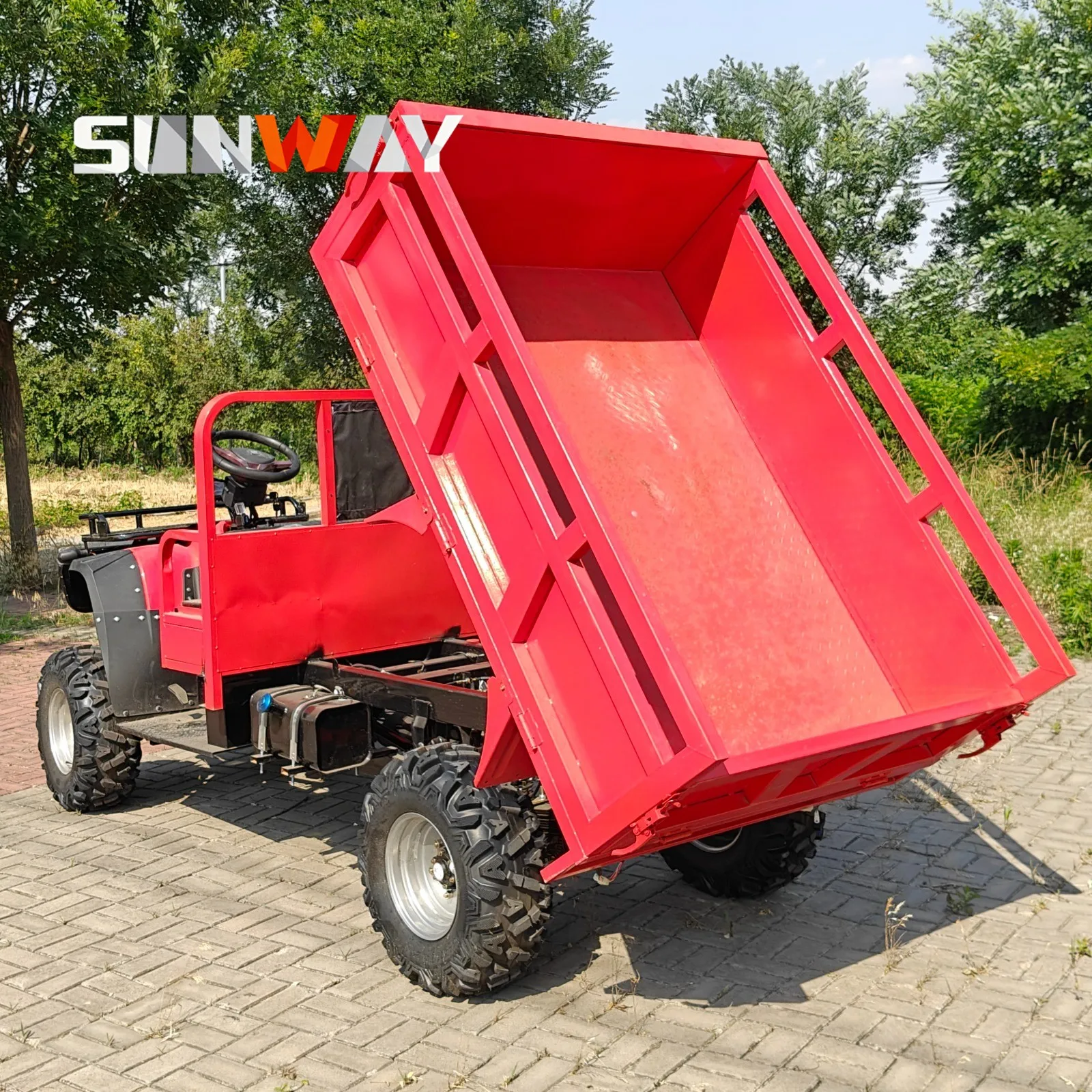 

Compact Design 400cc All Terrain Cargo Transport Farm Utility Vehicle Easy Control for Agriculture Use