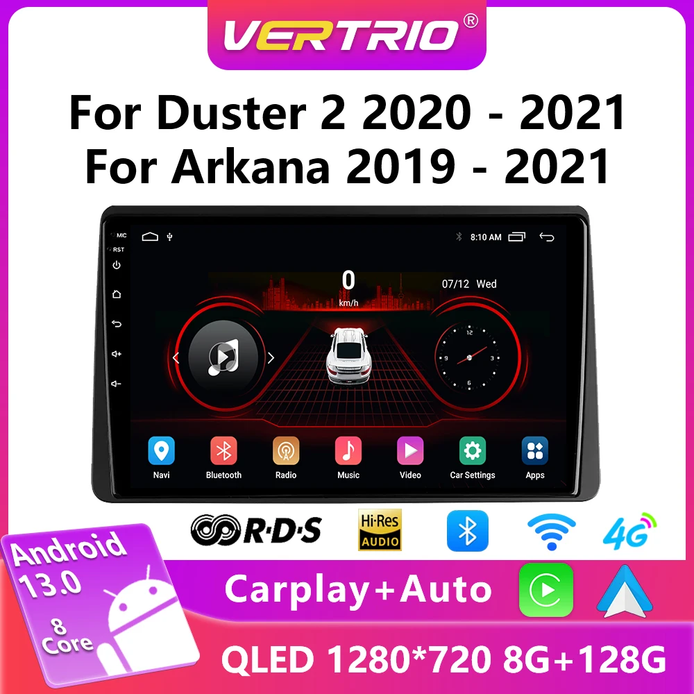 

Android 12 Car Radio For Renault Duster HM 2 II 2020 - 2021 Arkana 1 I 2019 - 2021 Multimedia Video Player 2 Din No 2din Stereo