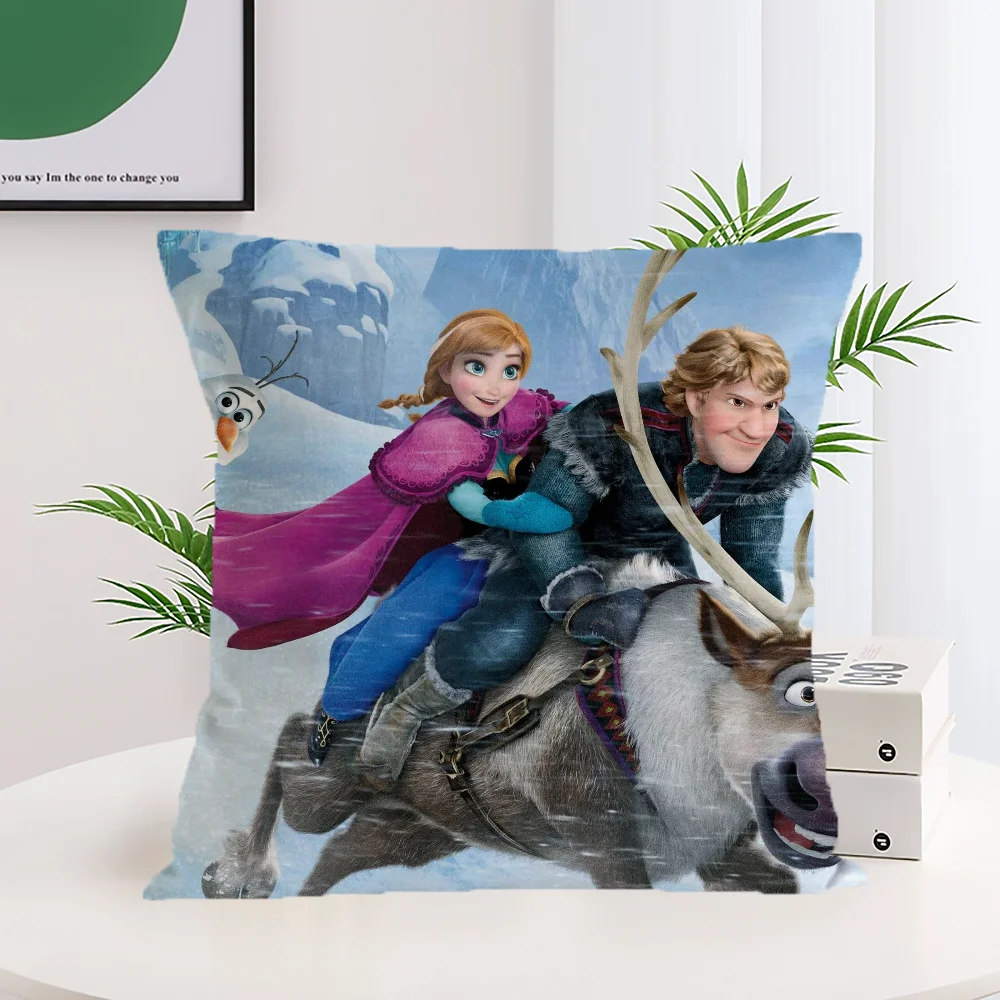 

Ornamental Pillow Covers Decorative Luxury Kulechaowan Cobrand Sleeping Pillows Cover Cute Frozens Elsa Cartoon Home Cushion