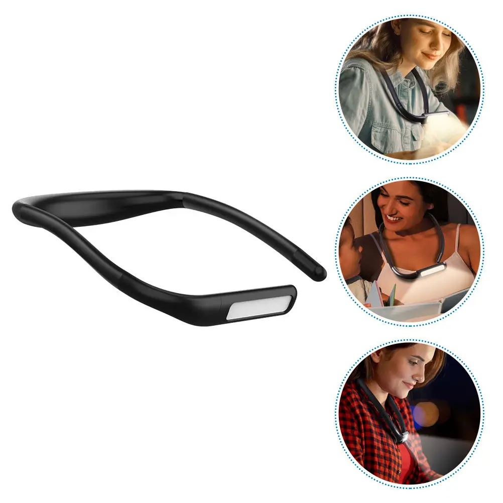 

Adjustable Brightness LED Neck Reading Light Rechargeable Book Light for Bedroom Night Study Bed Reading Hands Free Comfort