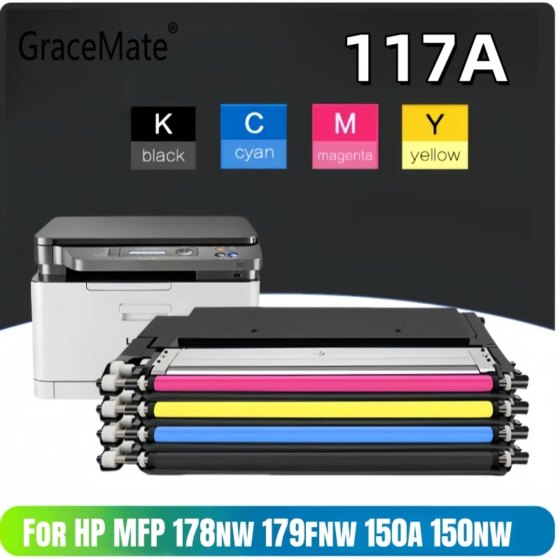 117A Toner Cartridge Compatible For hp117a W2070A W2071A W2072A 2073 For HP Color Laser 150a 150nw MFP 178fnw MFP 179fnw printer