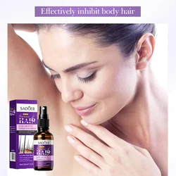 Crema de depilación inhibe el crecimiento del cabello, blanqueamiento, Spray suave seguro, elimina eficazmente la axila, rodilla, piernas, productos de cuidado del cabello