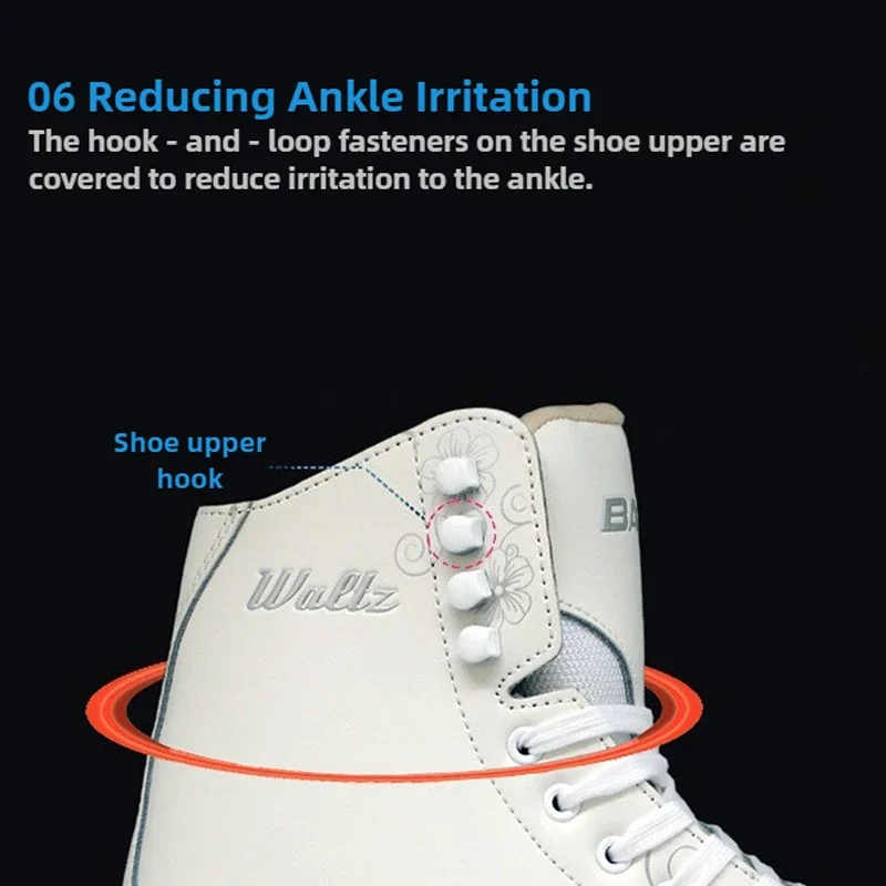 Фигурные коньки для женщин, мужчин, детей, начинающих, художественная обувь для катания на коньках, удобные кожаные ботинки для выступлений в помещении и на открытом воздухе