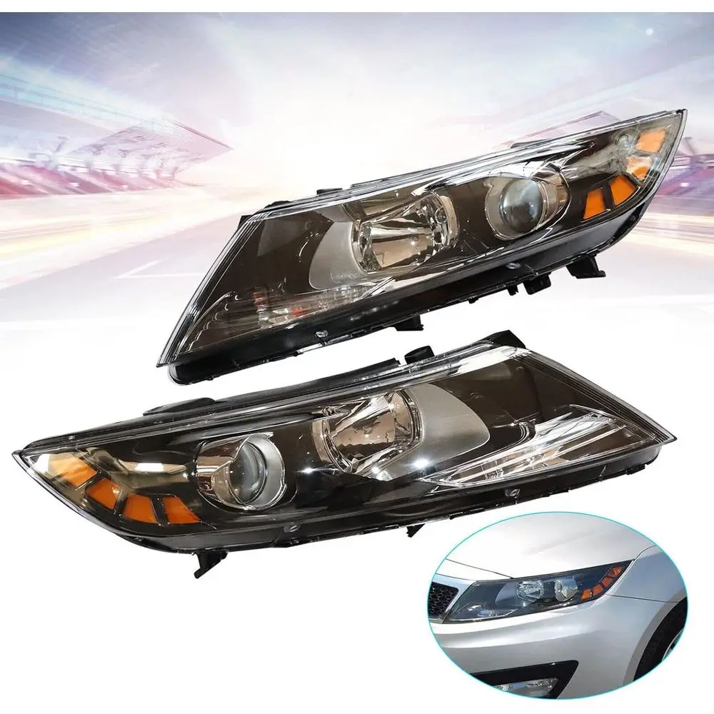 

Передние фары для Optima 2011-2013 EX Luxury LX SXL SX Sedan, левая и правая, галогенные, с сертификатами NSF, DOT и SAE