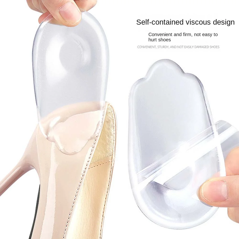 Anti Wear Gel Back Heel Pads OX Leg Internal and External Figure Eight Correction Back Heel Insoles Foot Care Tools Transparent