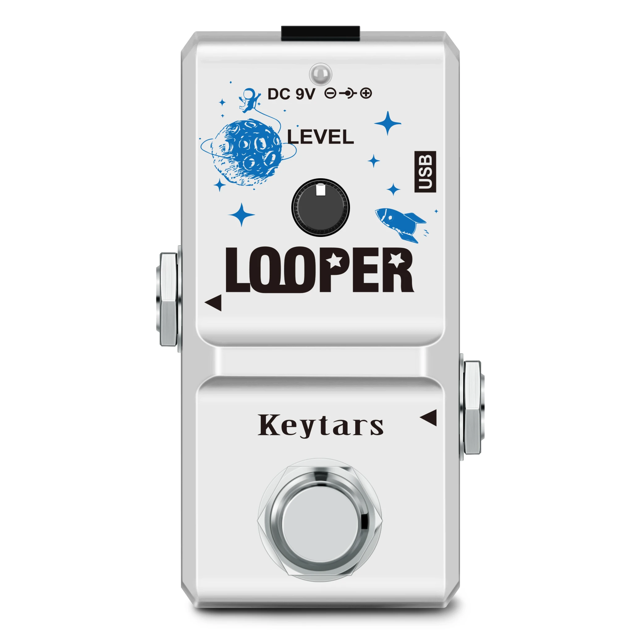 KeytarsLN-332 Guitar Looper Pedal Digital Looper Effect Pedals For Electric Guitar Bass 10 Min Recording Time Rowin Guitar Pedal