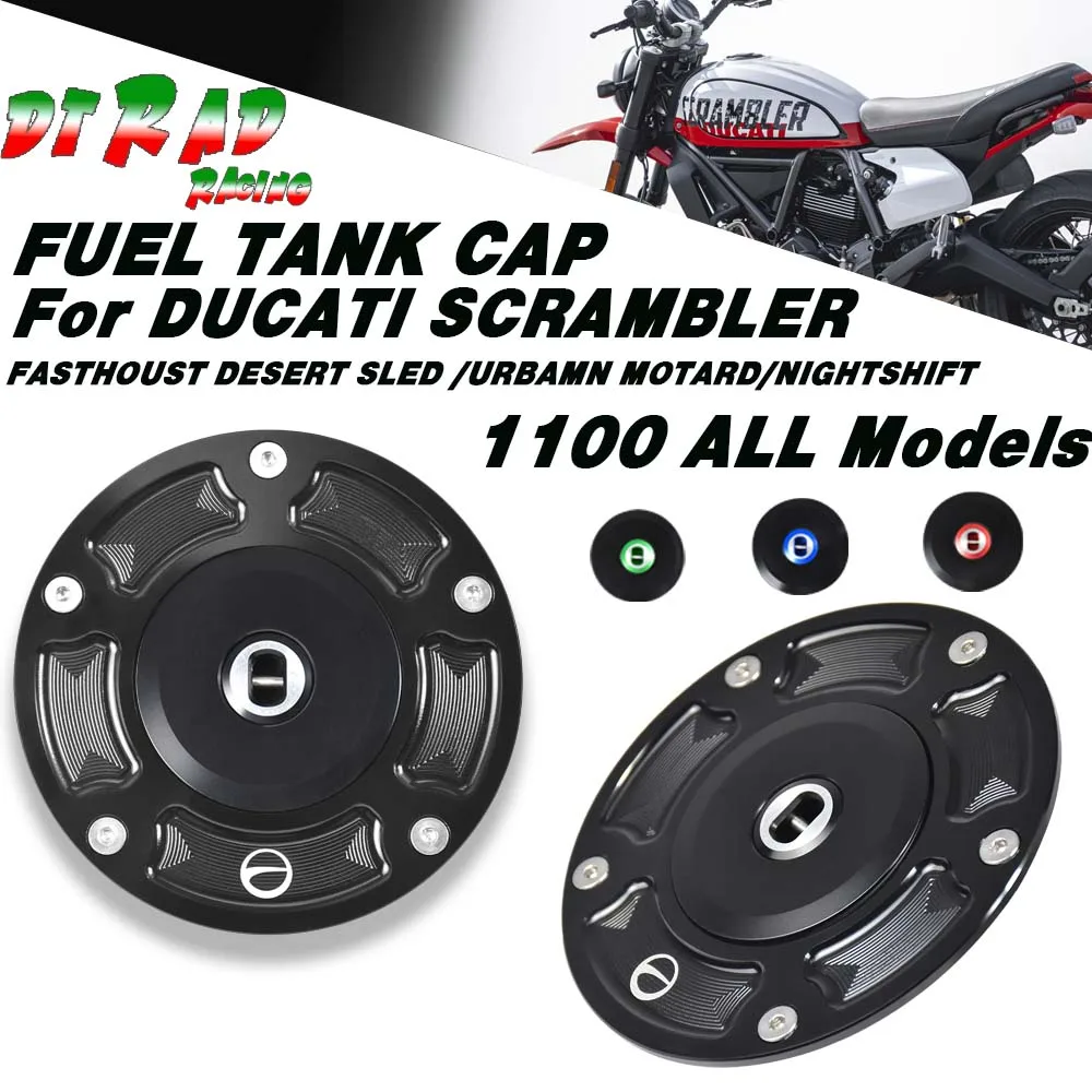 

Fuel Cap With Key Accessories For DUCATI SCRAMBLER 1100 All Models FASTHOUST DESERT SLED/URBAN MOTARD/NIGHTSHIFT Tank Cap Seal