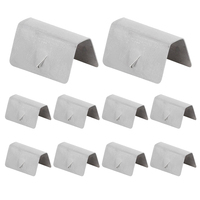 6/8/10/12Pcs Wind Deflector Clips Stainless Steel Car Wind Rain Deflector Car Wind Rain Deflector Channel Fit for HEKO SNED G3