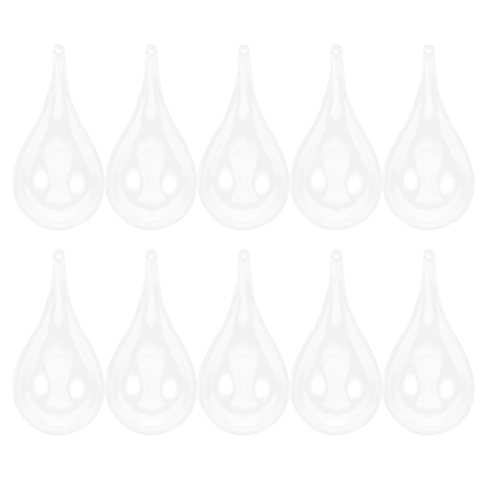 

10 Pcs Water Drop Transparent Jewelry Storage Boxes Acrylic Display Clear Containers For Party Birthday Gifts Plastic ganizer