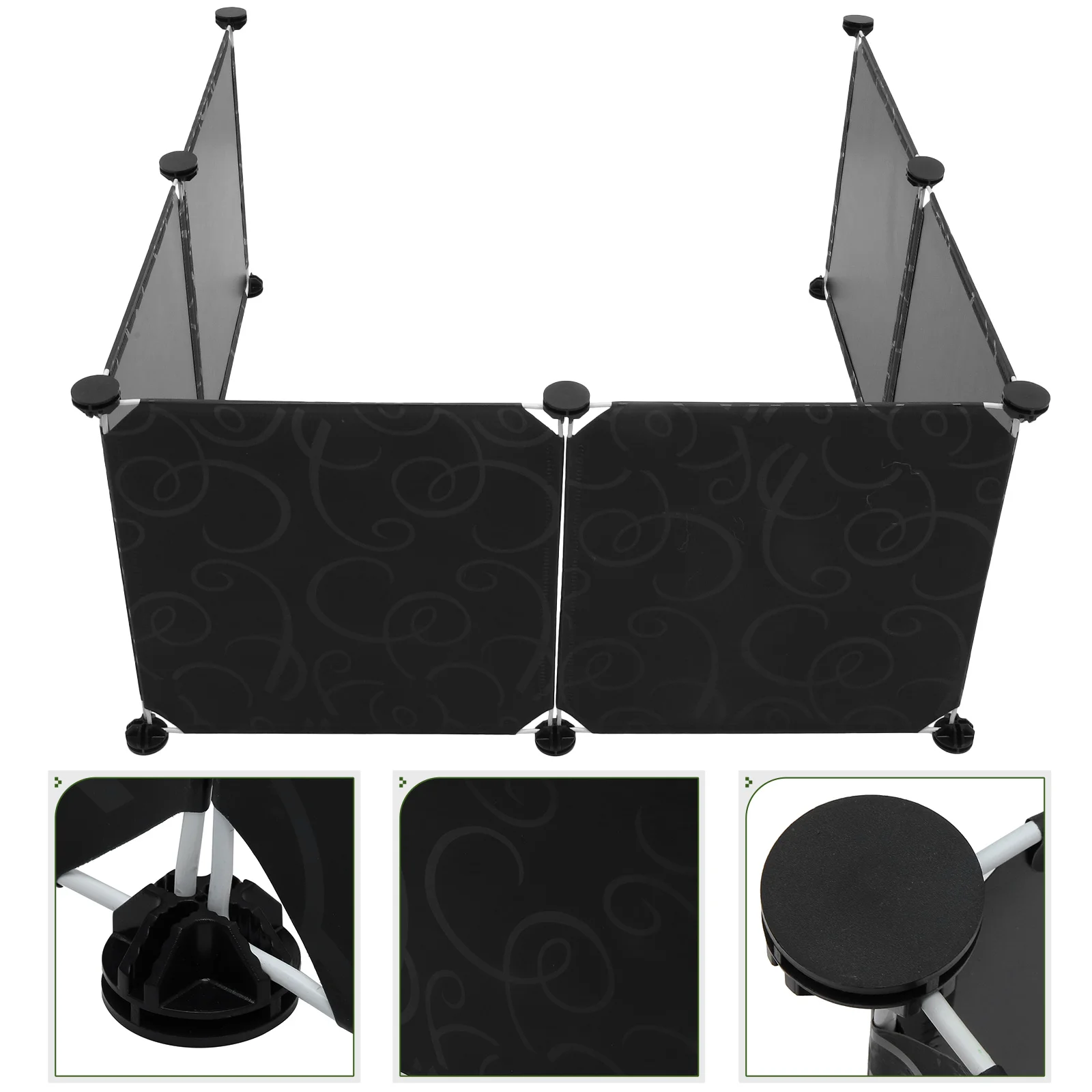 1 Set Cat Litter Box Enclosure Privacy Protector Durable Pp Material Anti-Splashing Easy Potty Training Gift For Pet Owners