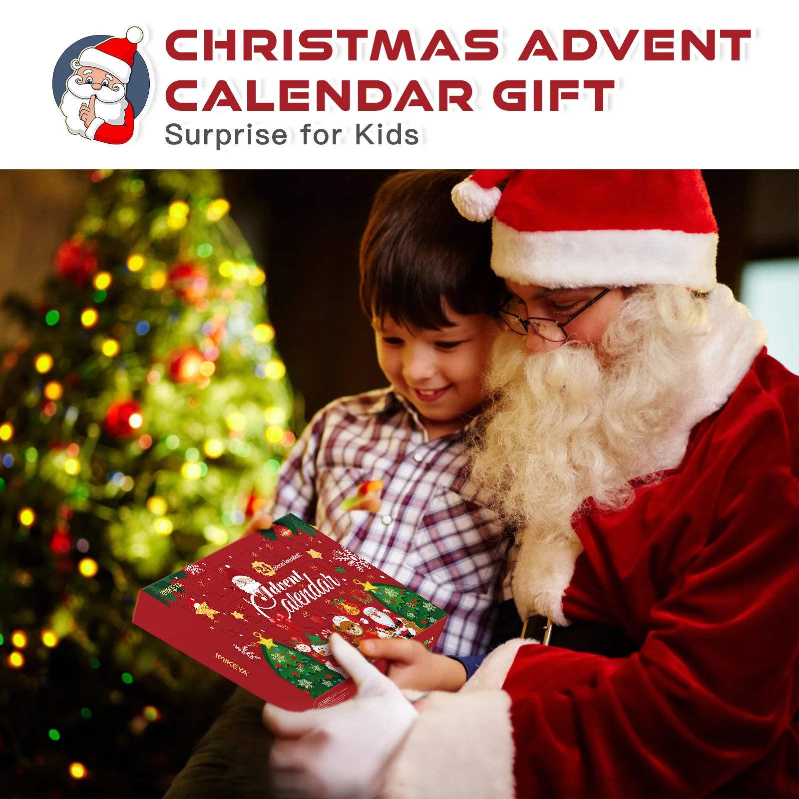 

24Pcs Miniature Resin Christmas Ornaments Themed Countdown Calendar for Kids Pretend Play Language Development Creative