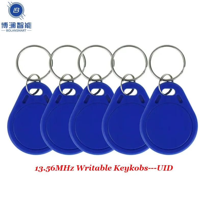 

RFID 13.56MHz UID Changeable Keyfobs Keychains Token MF NFC Tag Rewritable Writable Access Control Keycard to Copy /Clone Card