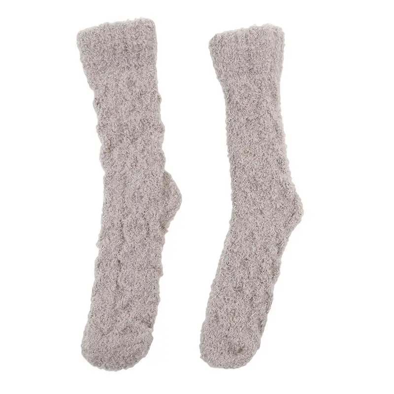 Winter Coral Fleece Warm Sock Outdoor Sports Foot Protection Anti Wear Hosiery Anti Odor Comfortable Thick Plush Thermal Socks