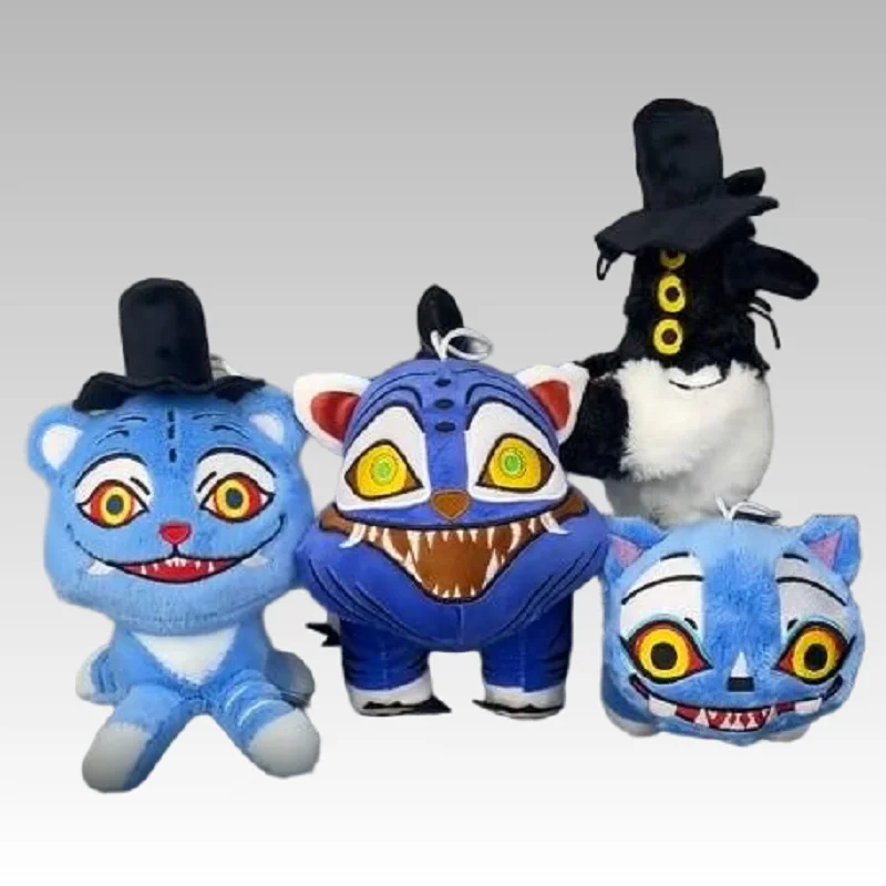 

Аниме Охотники, плюшевая милая фиолетовая тигровая черная шляпа, сорока с 3-мя глазами, Monster Hunt Girl Group, мягкая для фанатов, подарки