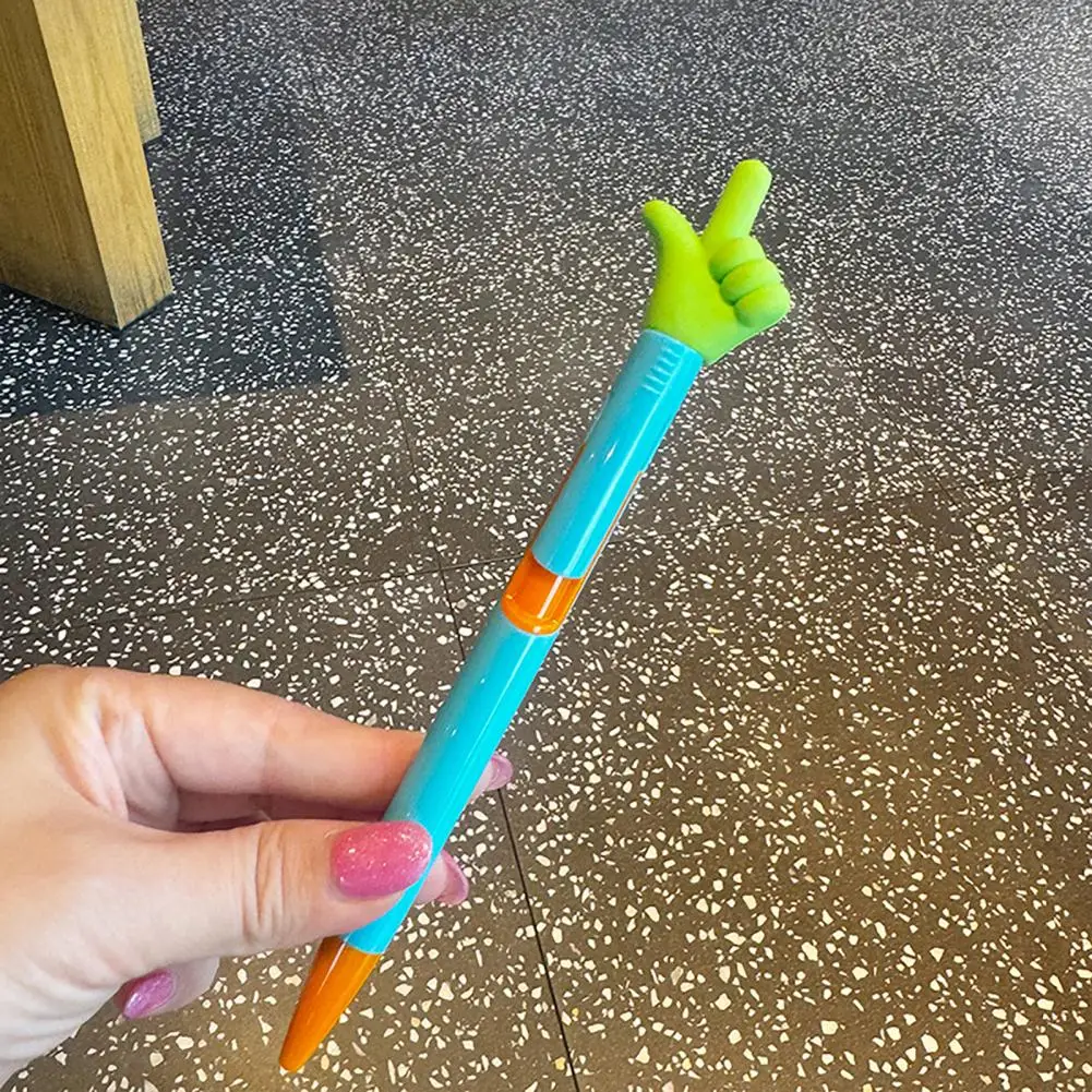 装飾的なボールペン 速乾性の石・紙・はさみボールペン 学生用 同僚用 格納式事務用品