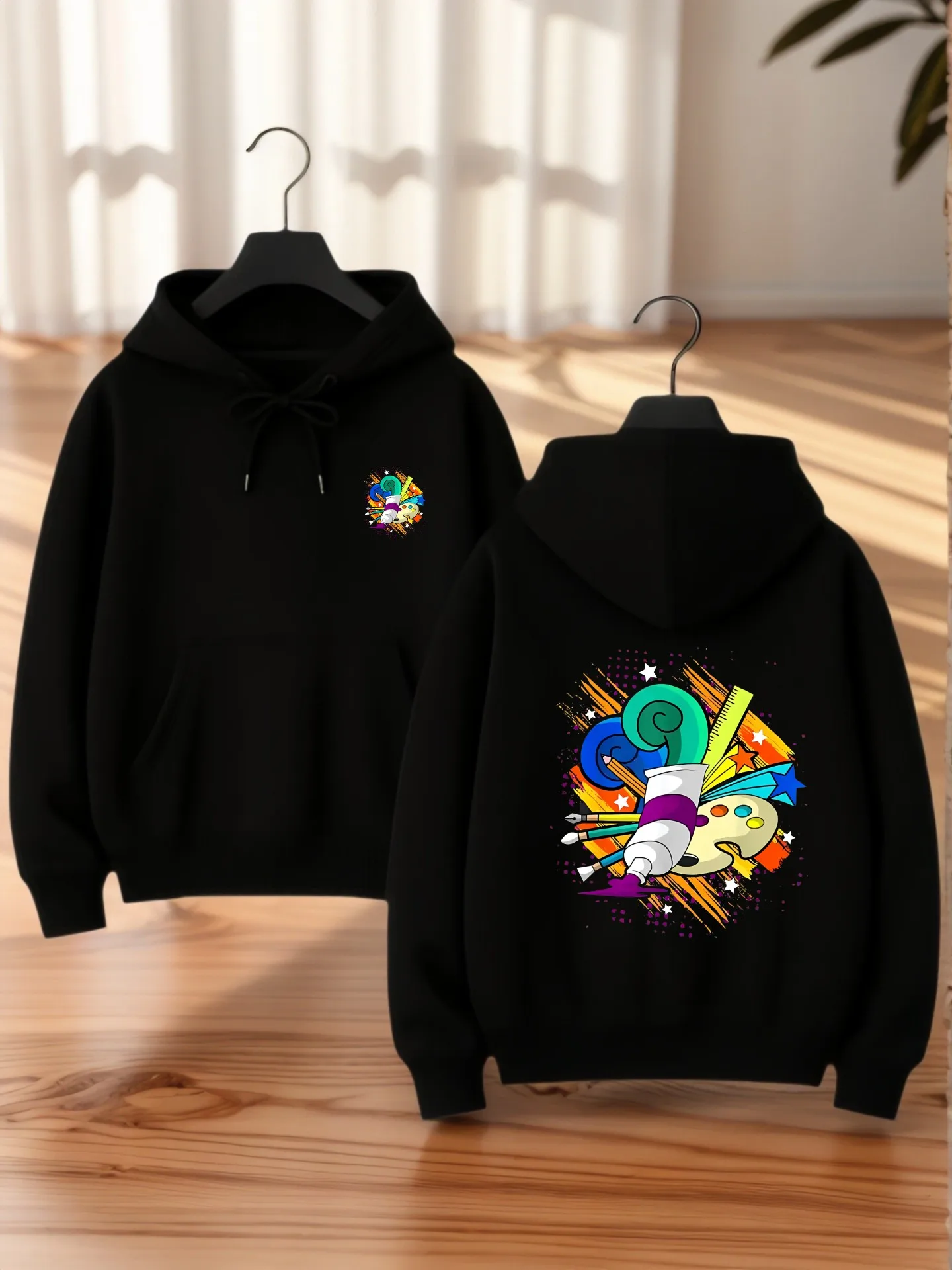 

Толстовка с рисунком, Gun — уличная одежда с принтом, на флисовой подкладке, повседневная повседневная одежда для молодых мужчин