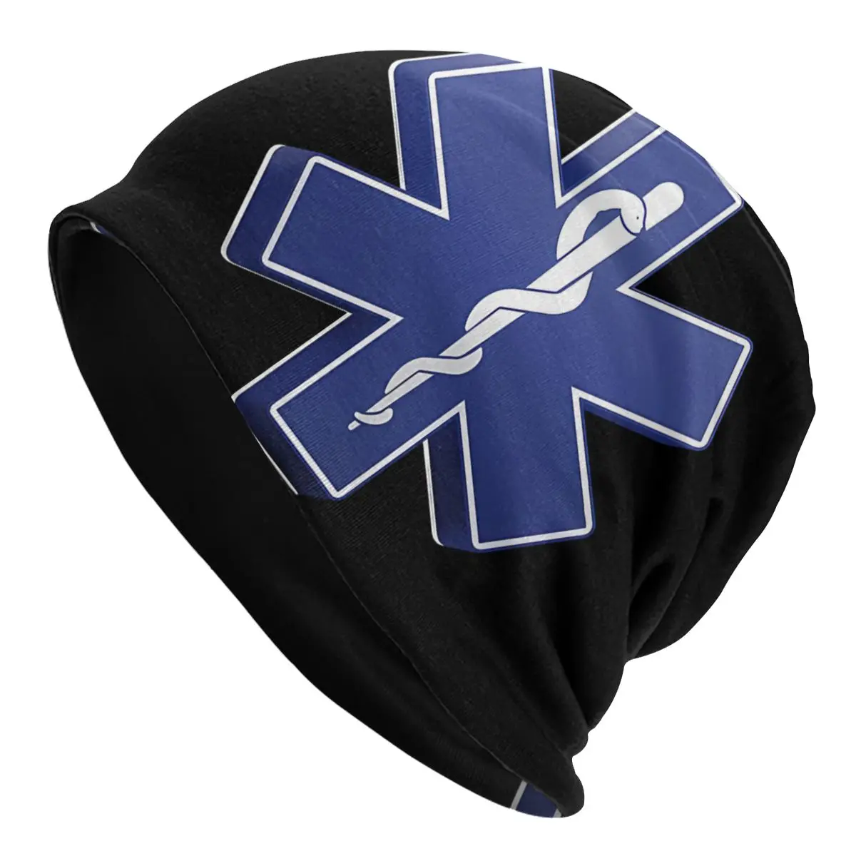 Bonnet Hats Star Of Life Men Women's Thin Skullies Beanies Hat Paramedic Emblem Autumn Spring Warm Cap Design Caps