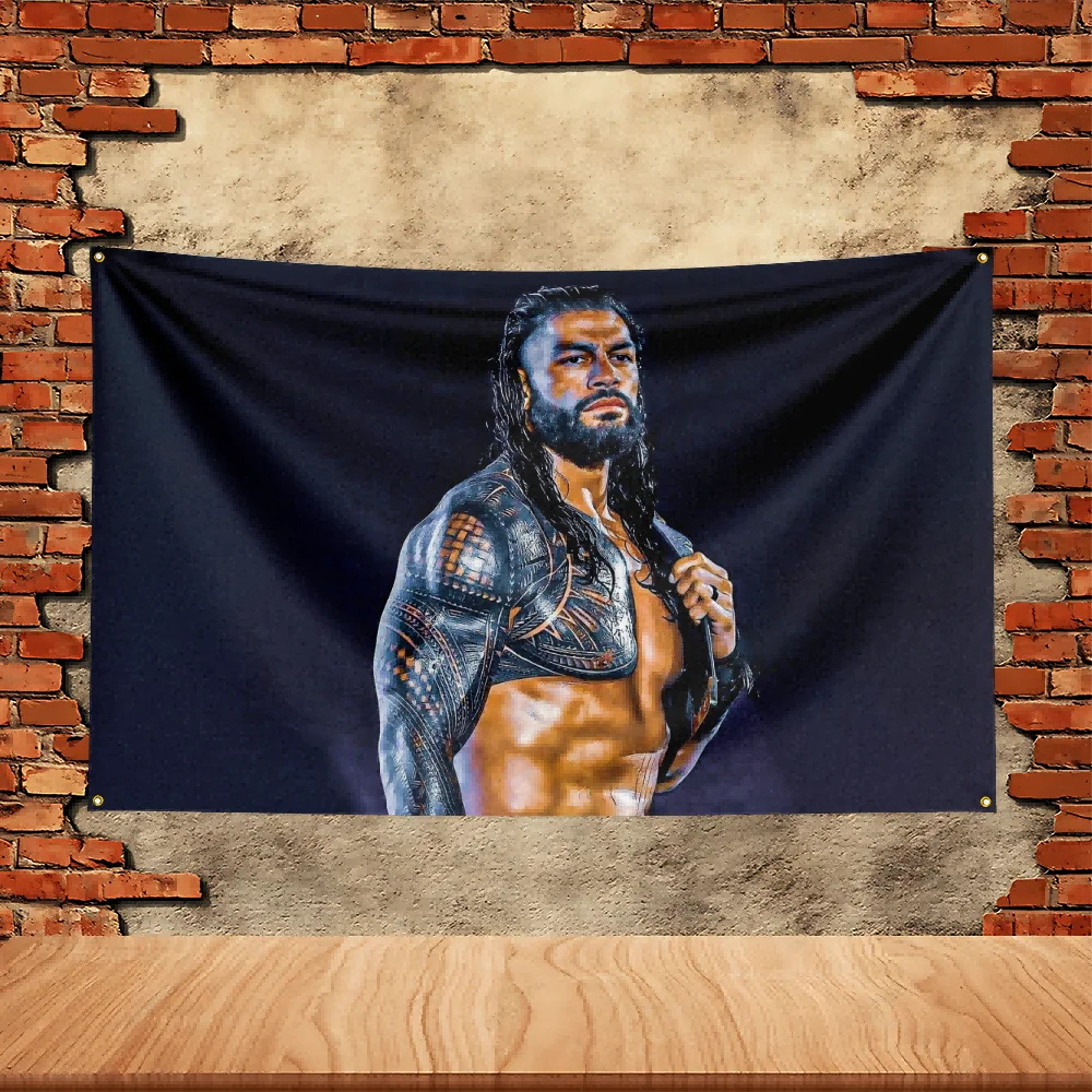 90X150ft Roman Reigns Boxing Party Flag Polyester Printed Flag Banner Tapestry for Garden Garage Decoration Concert Flag