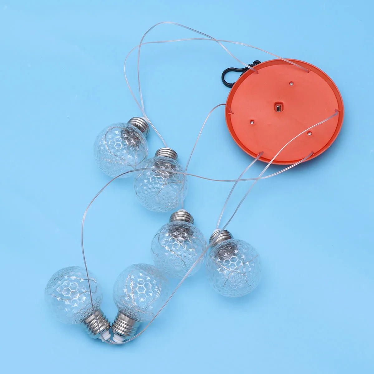 

Golf Ball Bulb Solar Rotating Wind Chime Light Color Changing LED Hanging Lamp Outdoor Garden Patio Decoration