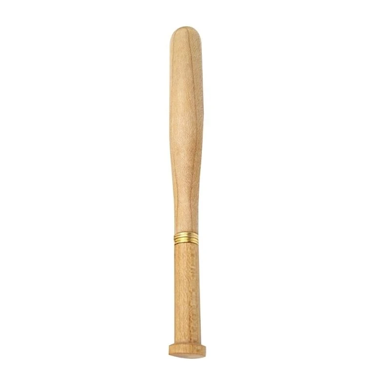 W89C Baseball Bat Ballpoint Stifte Maple Holz Schreibstift 0,5 mm schwarze Tinte Stifte Stift glatte Schreibschüler