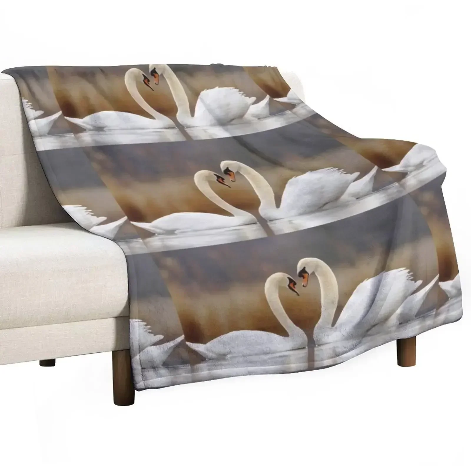 

Beautiful Swan love designs gifts Throw Blanket Sleeping Bag Fashion Sofas Blankets