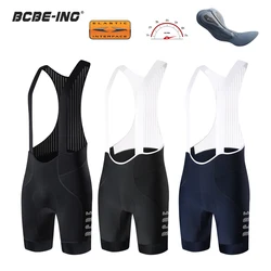 BCBE-ING Men Cycling Bib Shorts 7 Hours Elastic Interface Pad Cycling Shorts Pro MTB Road Bike Tights
