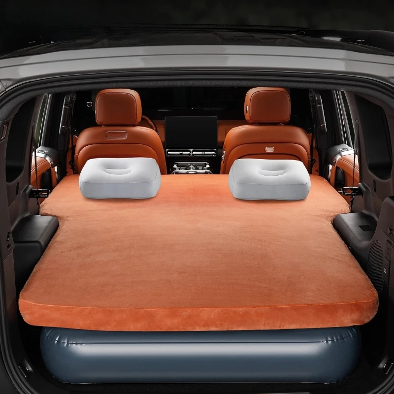 Car Inflatable Mattress For Jetour G700 2025 2026 Suede Trunk Inflatable Sleeping Pad Outdoor Camping Car Travel Bed Accessories
