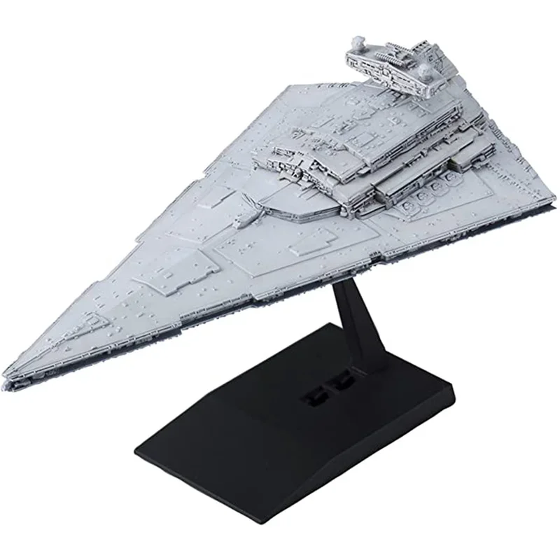 Bandai Star Wars Blocks Anime Figure 001 Star Destroyer Genuine Assembled Vehicle Model Action Toy Figure Toys for Children