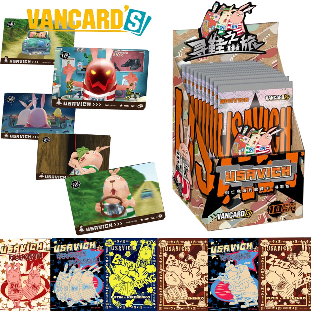 

New Original VANCARD'S Usavich Collection Cards Anime Game Roles Exquisite Picture Quality Grating Cards Kids Toys Hobbies Gifts