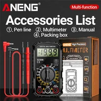ANENG SZ308 Multimeter 1AC/DC High-Precision 999 Count Digital Multimeter Multi-function  Voltage Current Resistance Test Tool