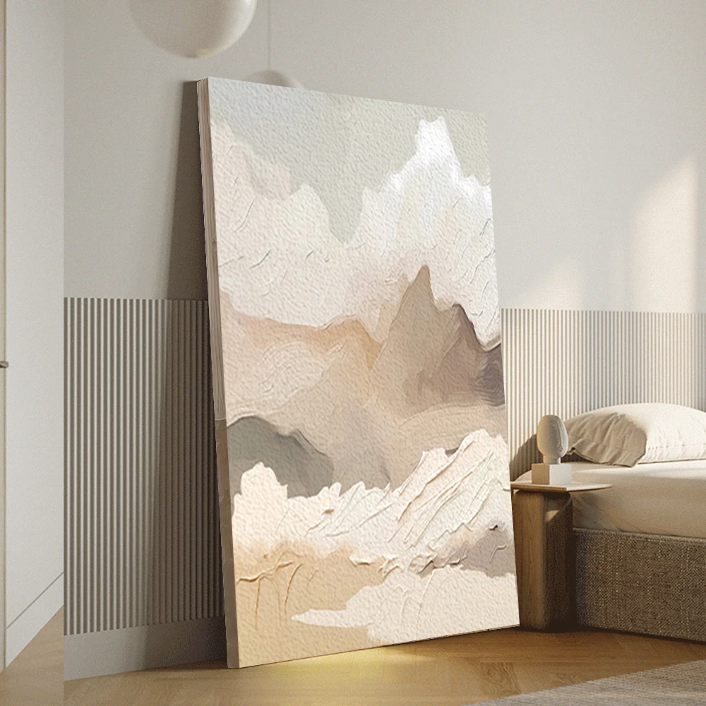 

Картина маслом большого формата «Ткачество снов» для декора стен гостиной и ресторана в минималистическом стиле