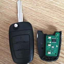 Car Remote Key 433Mhz with 4D60 Chip for FAW BESTUNE X80 B70 B90 FAW FOB Car Folding Remote Key