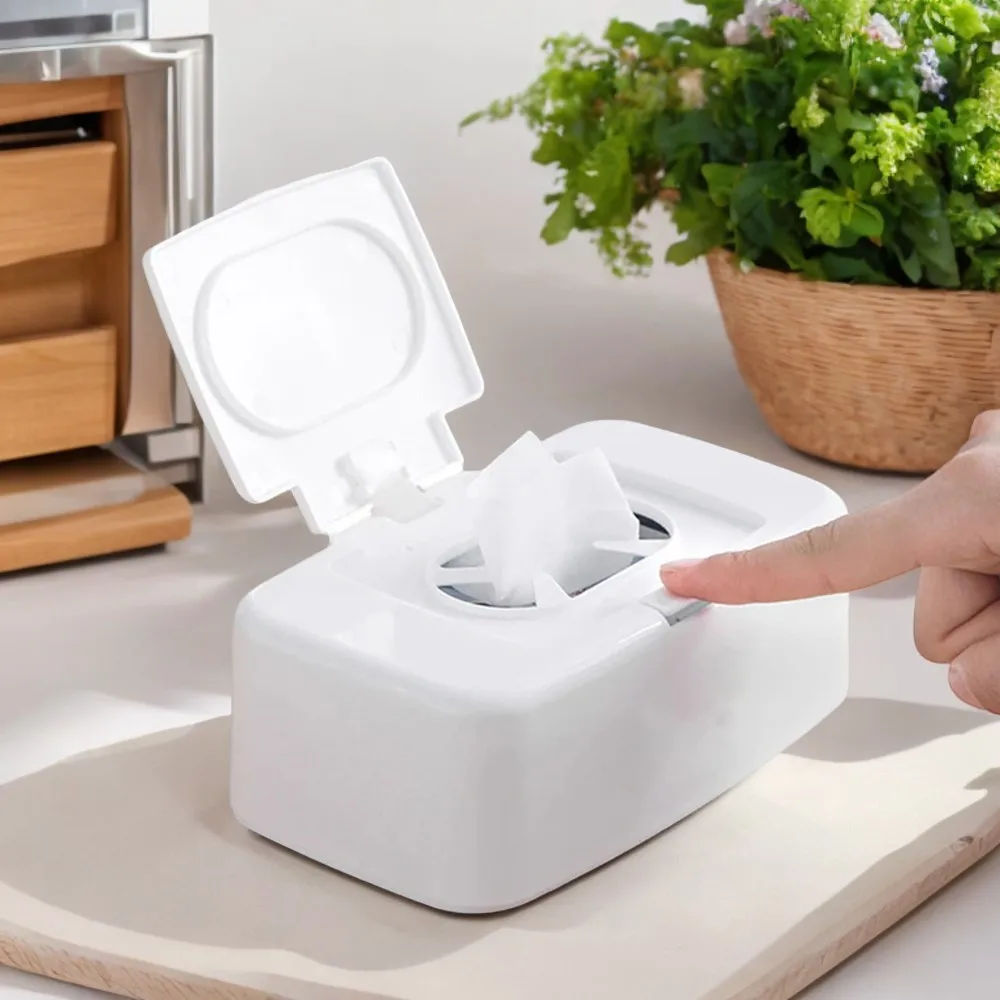 Portable Wet Tissue Box Holder Container - Convenient Wipes Dispenser for Napkins and Wipes