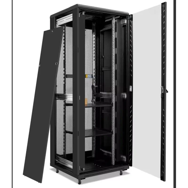 19-inch Data Center Rack Room Network Cabinet Floor-standing Server Cabinet with PDU Cabinet Enclosure 42U