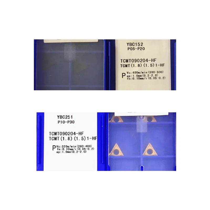 TCMT090202-HF YBC252 TCMT090204-HF YBC251 YBC152 100% الأصلي كربيد مخرطة TCMT 09204 090202 أدوات تحول للصلب